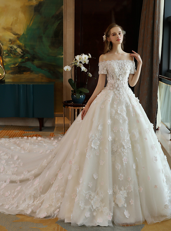 White Ball Gowns